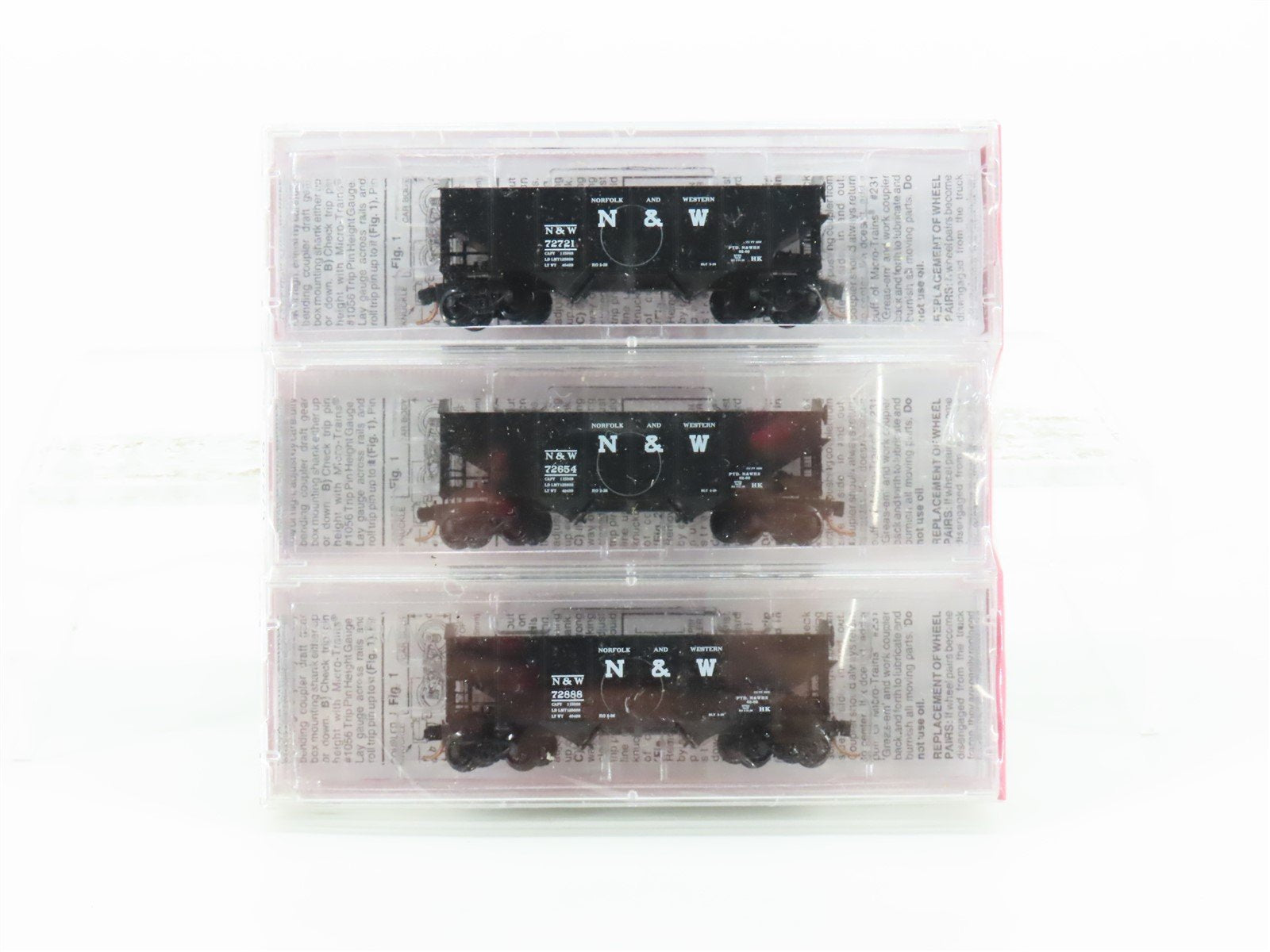 N Micro-Trains MTL N&W Norfolk & Western Historical Society Hopper 3-Pack Sealed