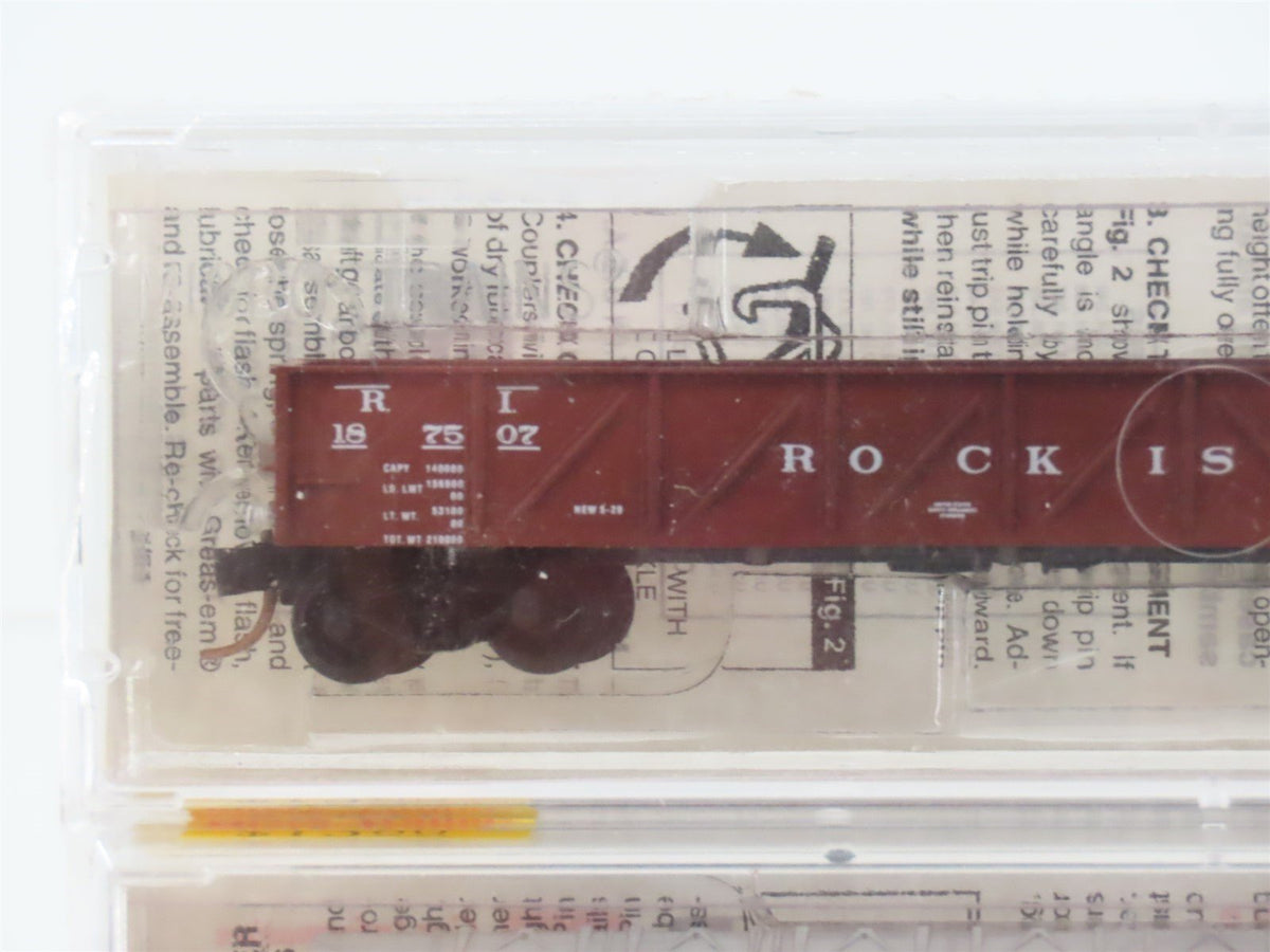 N Scale Micro-Trains MTL 19897 RI/MP Gondola, Box Car, &amp; Caboose 3-Pack Sealed