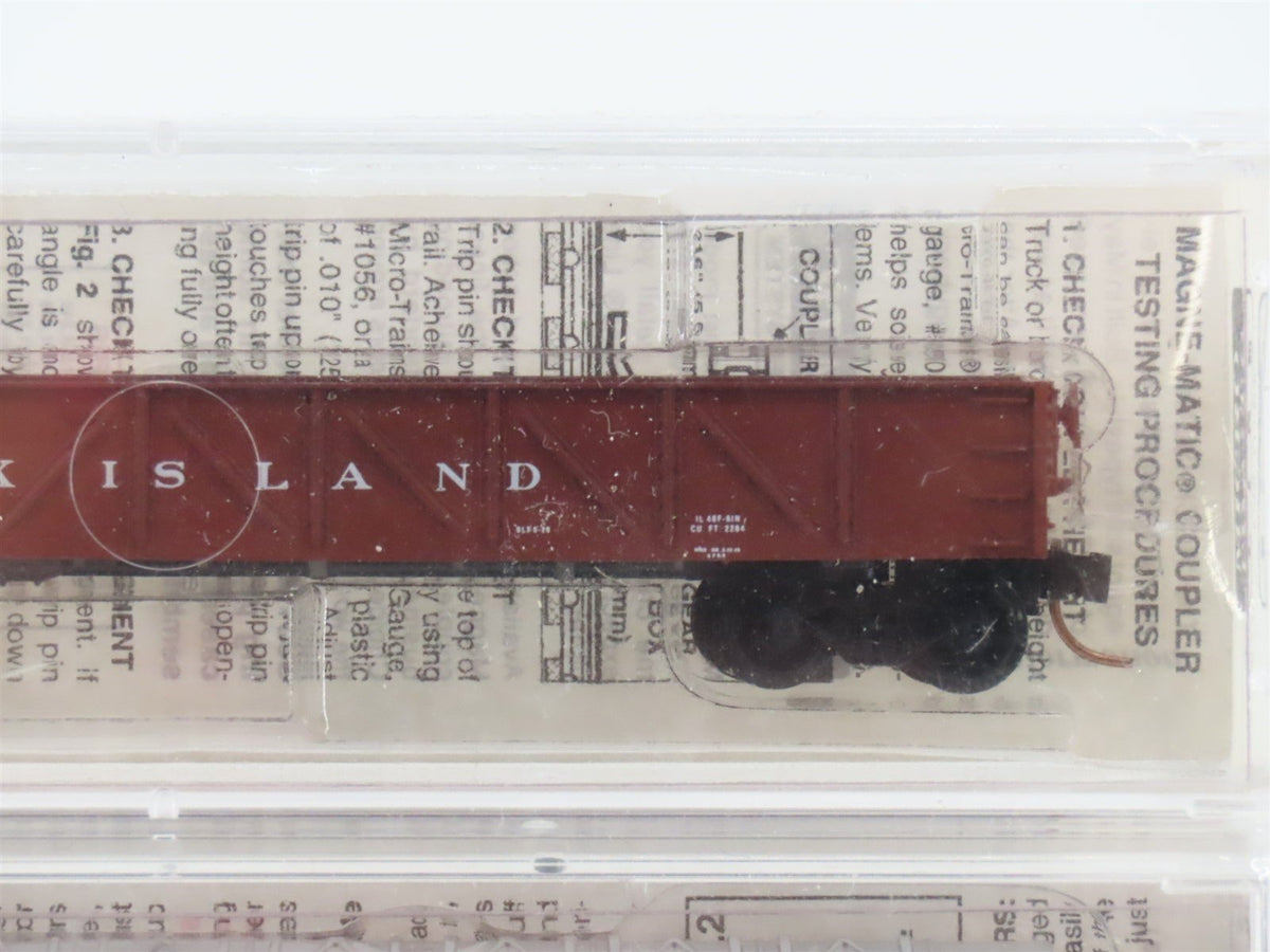 N Scale Micro-Trains MTL 19897 RI/MP Gondola, Box Car, &amp; Caboose 3-Pack Sealed