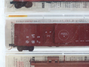 N Scale Micro-Trains MTL 19897 RI/MP Gondola, Box Car, & Caboose 3-Pack Sealed