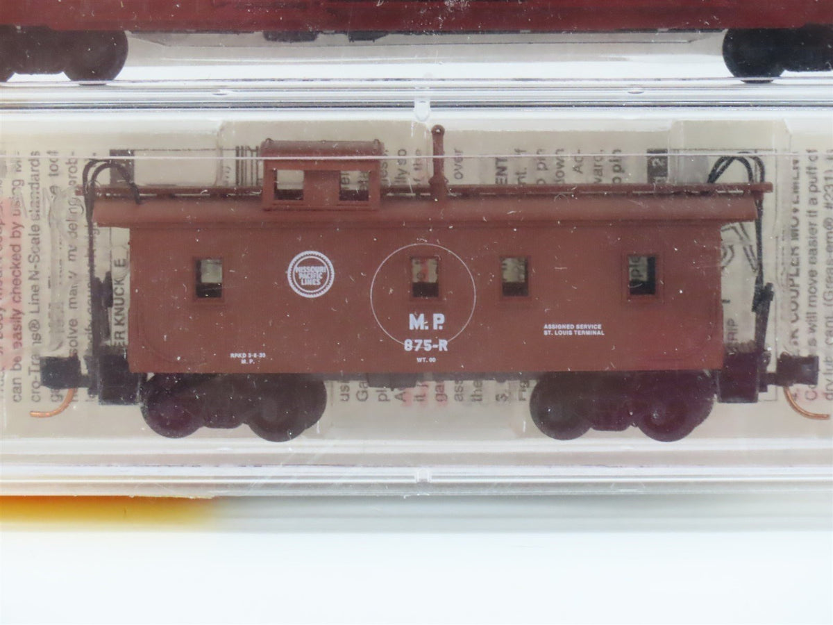 N Scale Micro-Trains MTL 19897 RI/MP Gondola, Box Car, &amp; Caboose 3-Pack Sealed