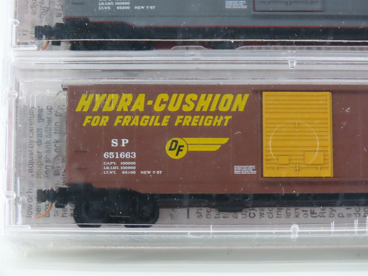 N Scale Micro-Trains MTL NSC SP Southern Pacific 50&#39; Box Car 2-Pack Sealed