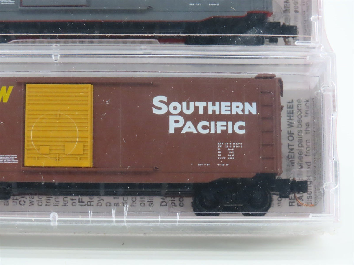 N Scale Micro-Trains MTL NSC SP Southern Pacific 50&#39; Box Car 2-Pack Sealed