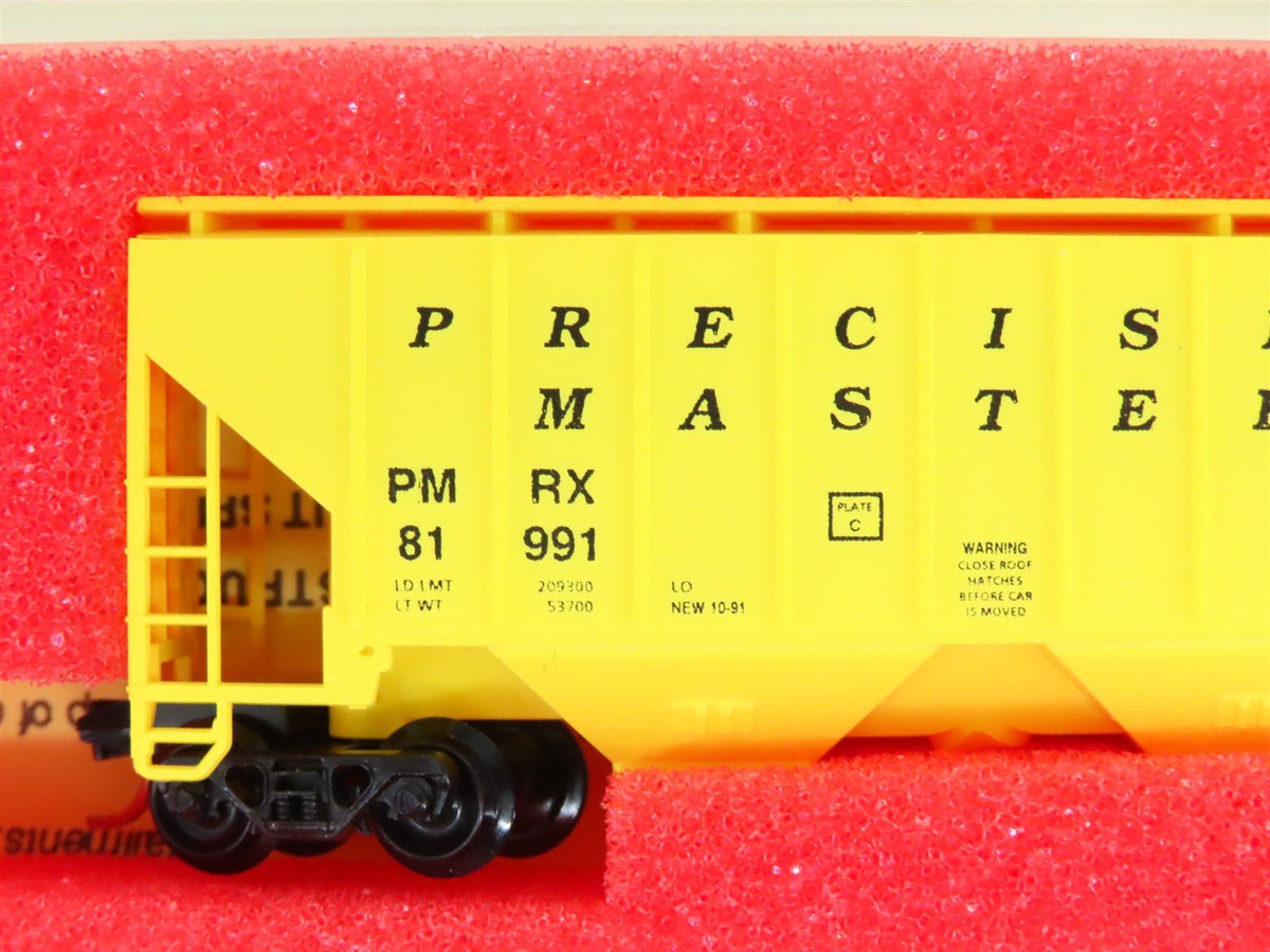 LOT of 10 N Scale Precision Masters MM/MRL/PSRX/PMRX 2 &amp; 3-Bay Hopper Cars