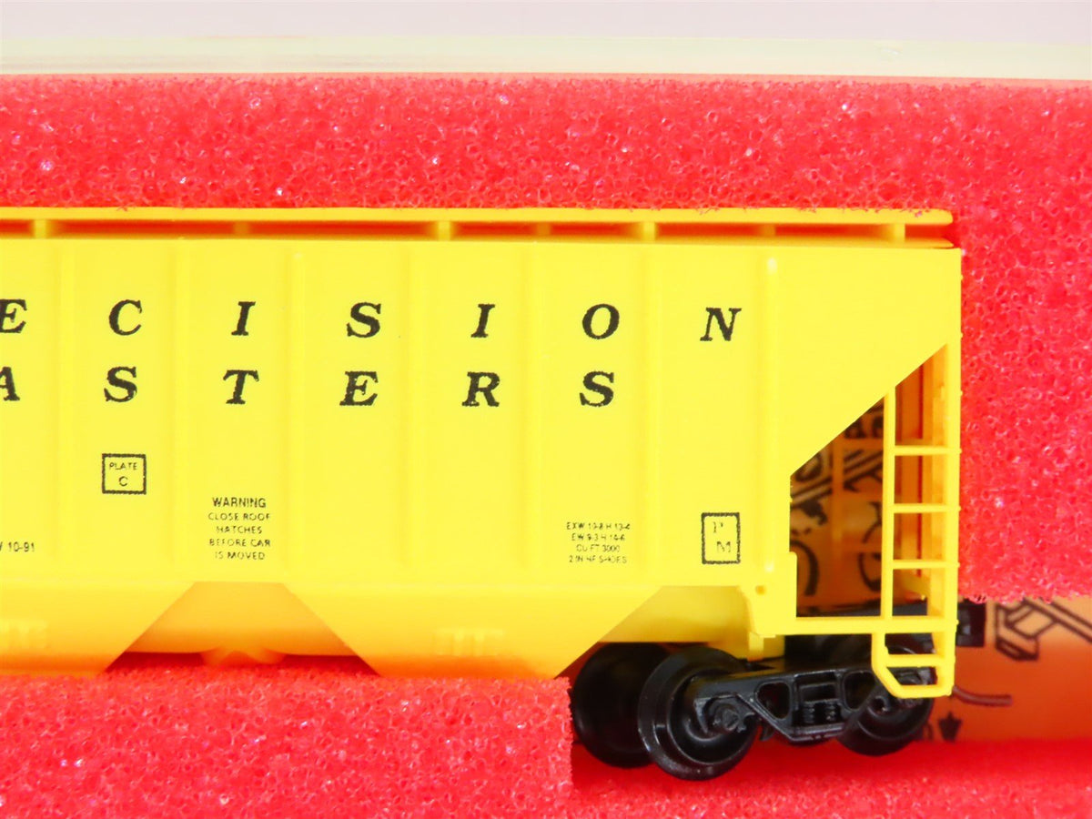 LOT of 10 N Scale Precision Masters MM/MRL/PSRX/PMRX 2 &amp; 3-Bay Hopper Cars