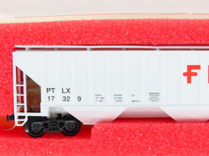 LOT of 8 N Scale Precision Masters CNW/FMC/CSX 2 & 3-Bay Hopper Cars