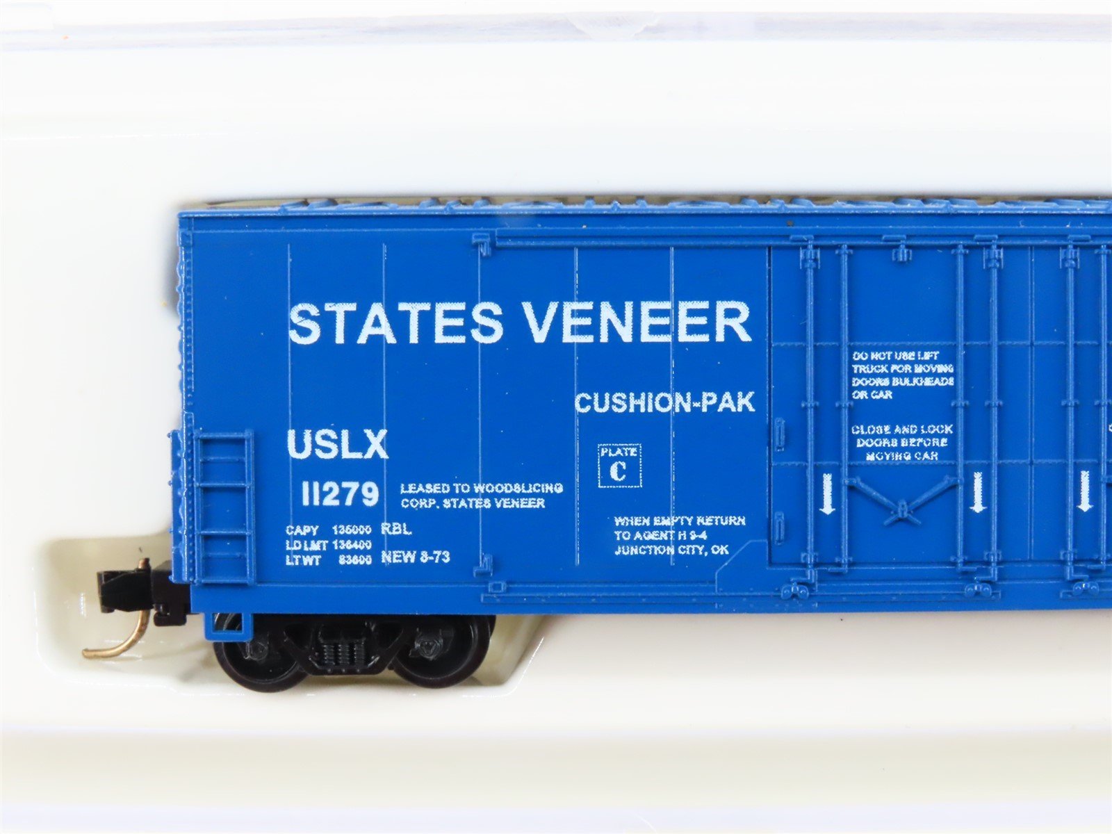 N Atlas The Freight Yard 9801C USLX States Veneer 52' Double Door Box Car #11279