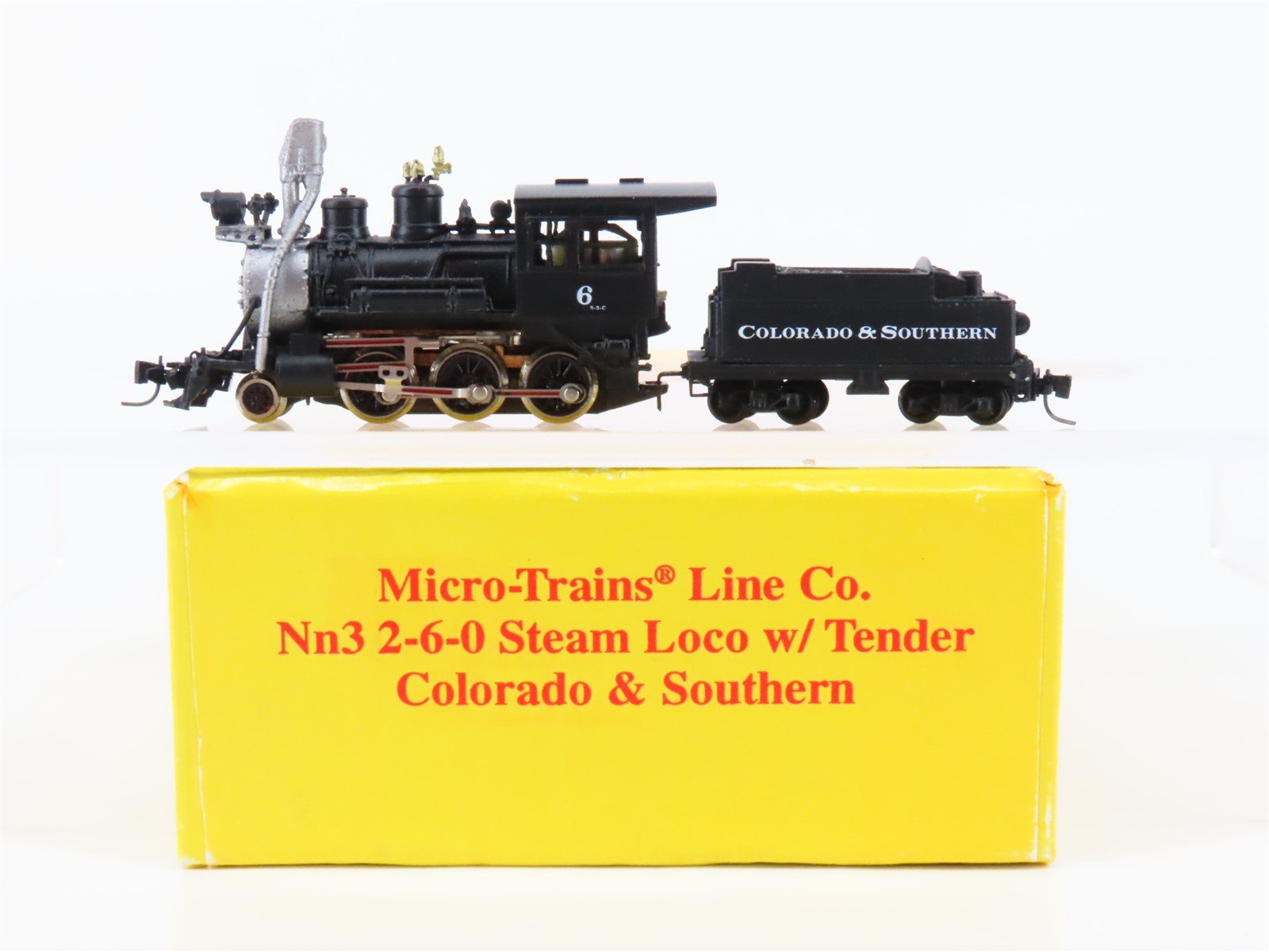 Nn3 Scale Micro-Trains MTL 15901 C&S Colorado & Southern 2-6-0 Steam