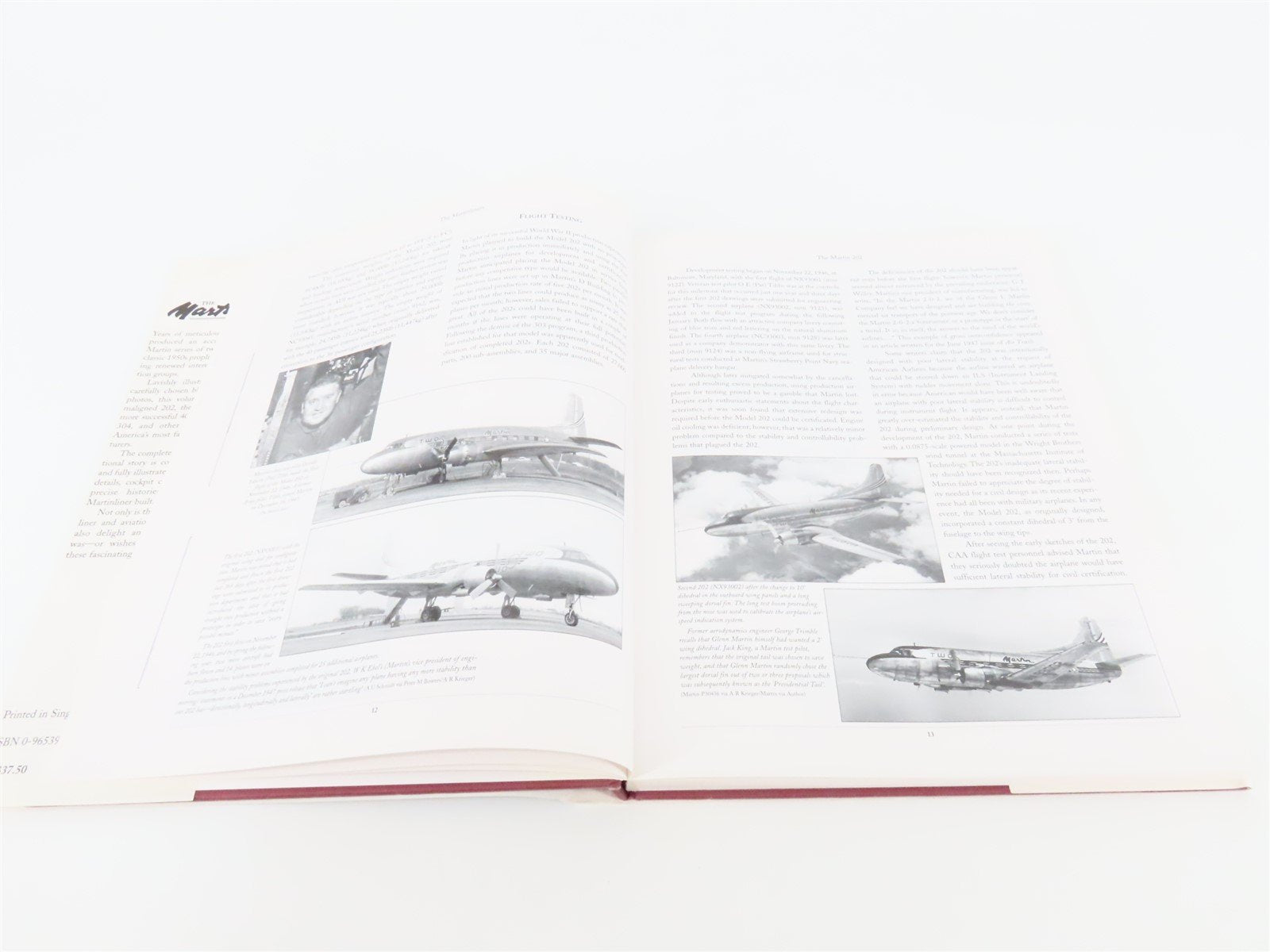 The Martinliners by Gary L. Killion ©1997 HC Book