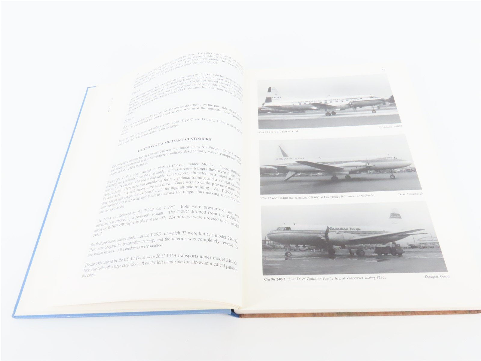 The Convairliners by J.M. Gradidge - HC Book