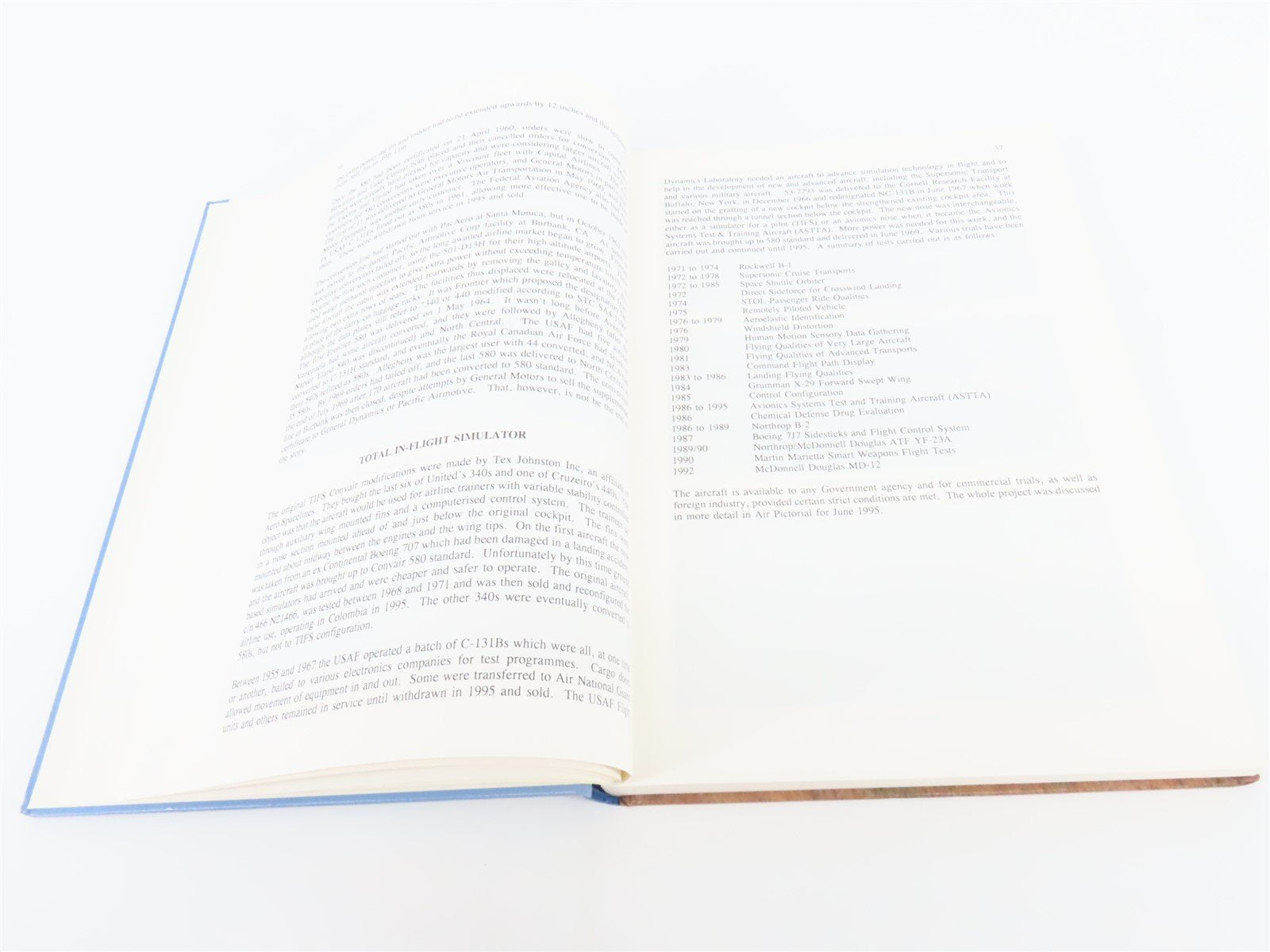 The Convairliners by J.M. Gradidge - HC Book