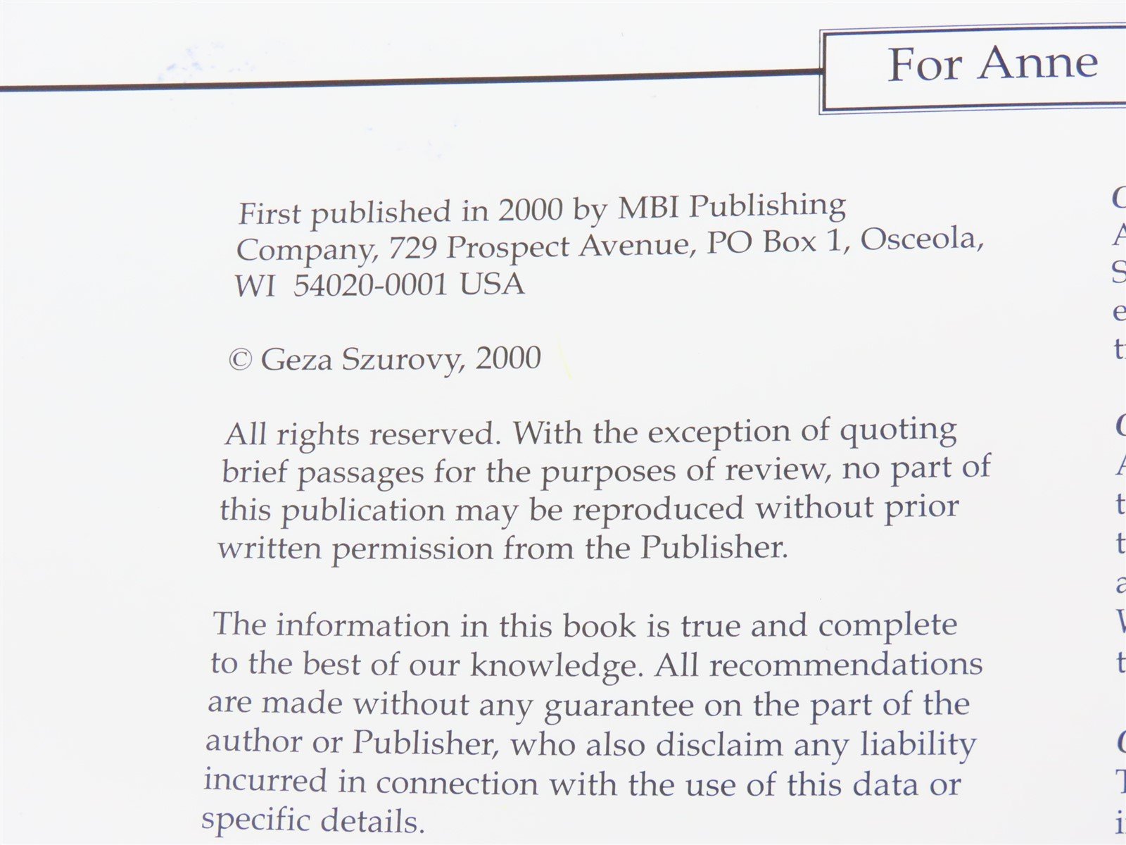 Classic American Airlines by Geza Szurovy ©2000 HC Book