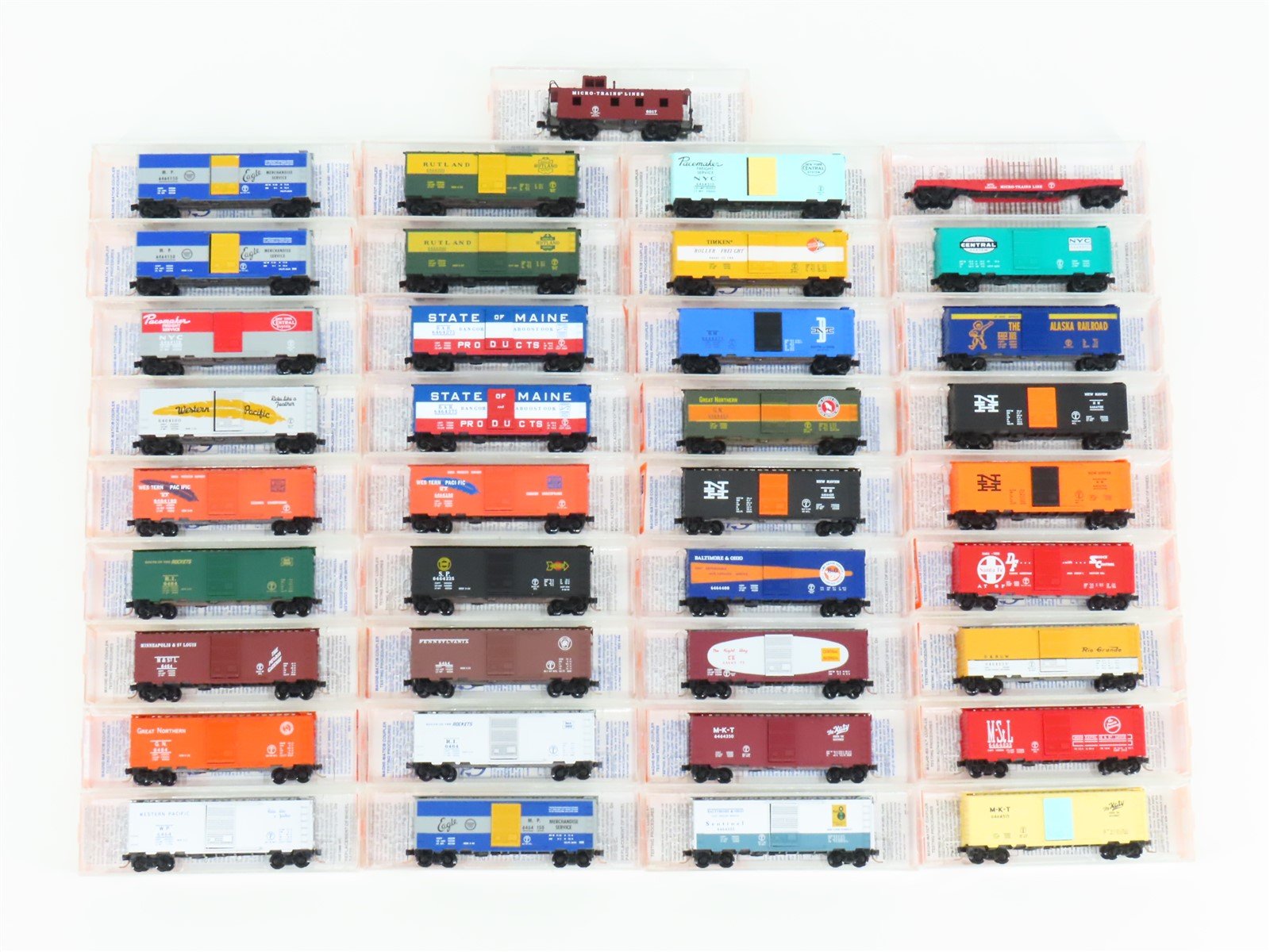 N Scale Micro-Trains MTL Lowell Smith 6464 Series - COMPLETE SET - 37 Cars