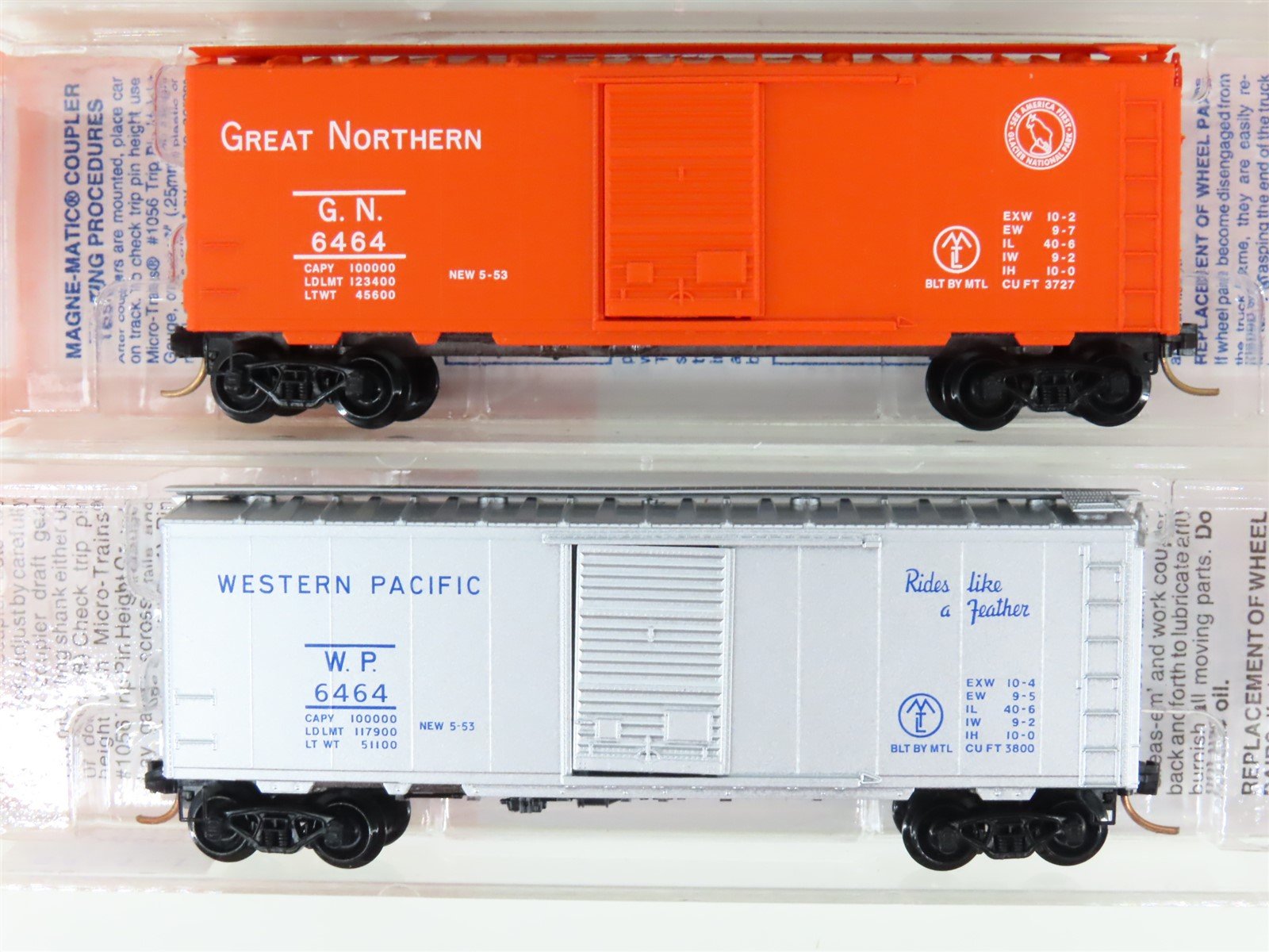 N Scale Micro-Trains MTL Lowell Smith 6464 Series - COMPLETE SET - 37 Cars