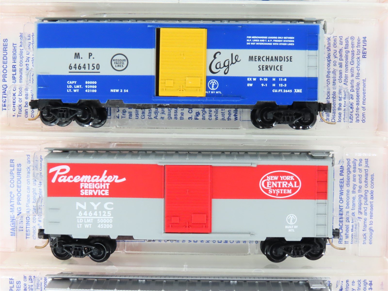 N Scale Micro-Trains MTL Lowell Smith 6464 Series - COMPLETE SET - 37 Cars