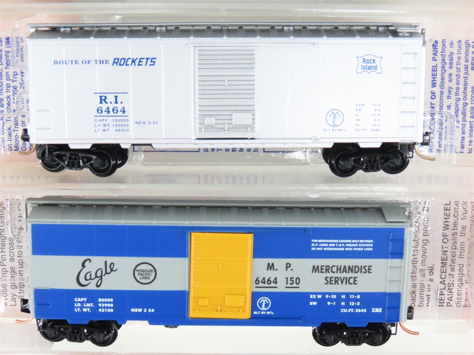 N Scale Micro-Trains MTL Lowell Smith 6464 Series - COMPLETE SET - 37 Cars