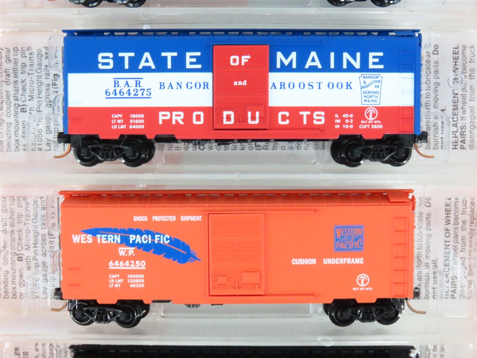 N Scale Micro-Trains MTL Lowell Smith 6464 Series - COMPLETE SET - 37 Cars