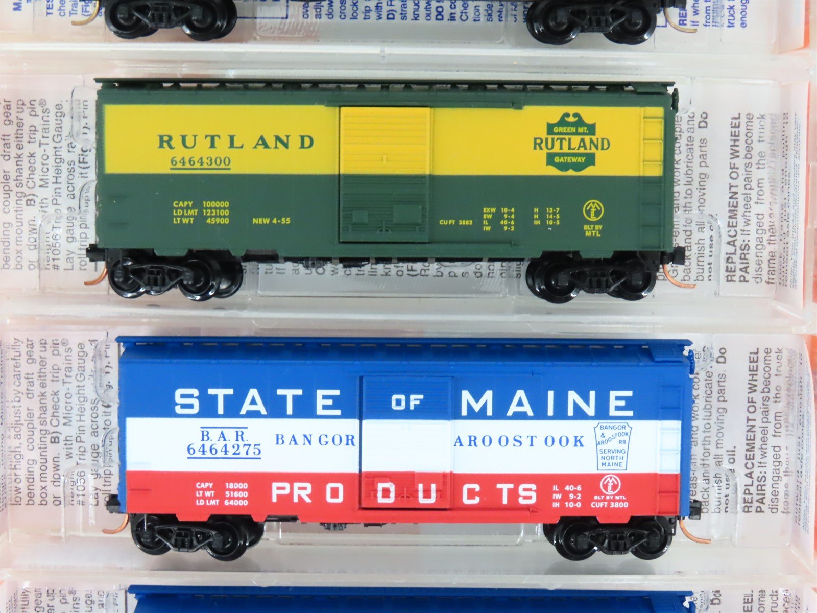 N Scale Micro-Trains MTL Lowell Smith 6464 Series - COMPLETE SET - 37 Cars