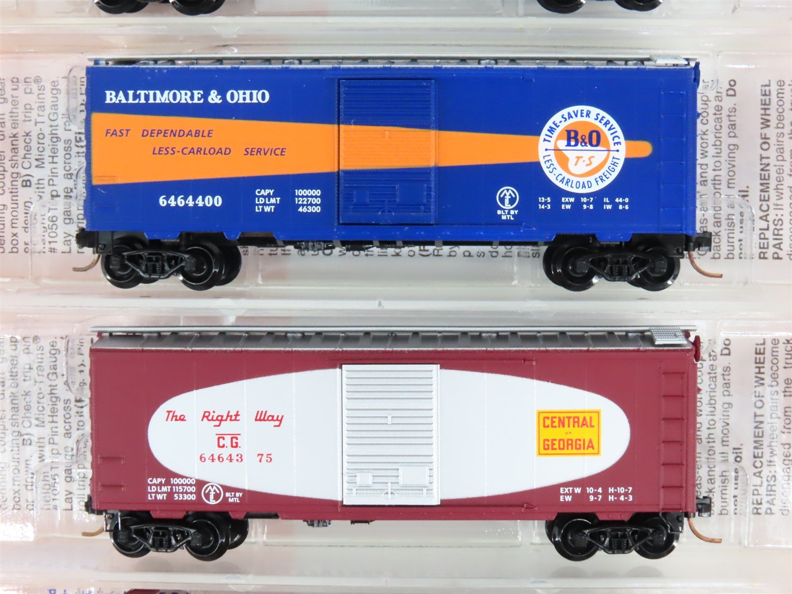 N Scale Micro-Trains MTL Lowell Smith 6464 Series - COMPLETE SET - 37 Cars