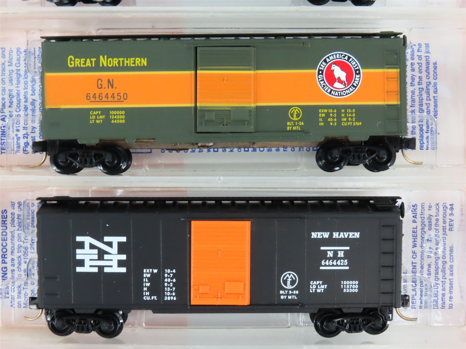 N Scale Micro-Trains MTL Lowell Smith 6464 Series - COMPLETE SET - 37 Cars