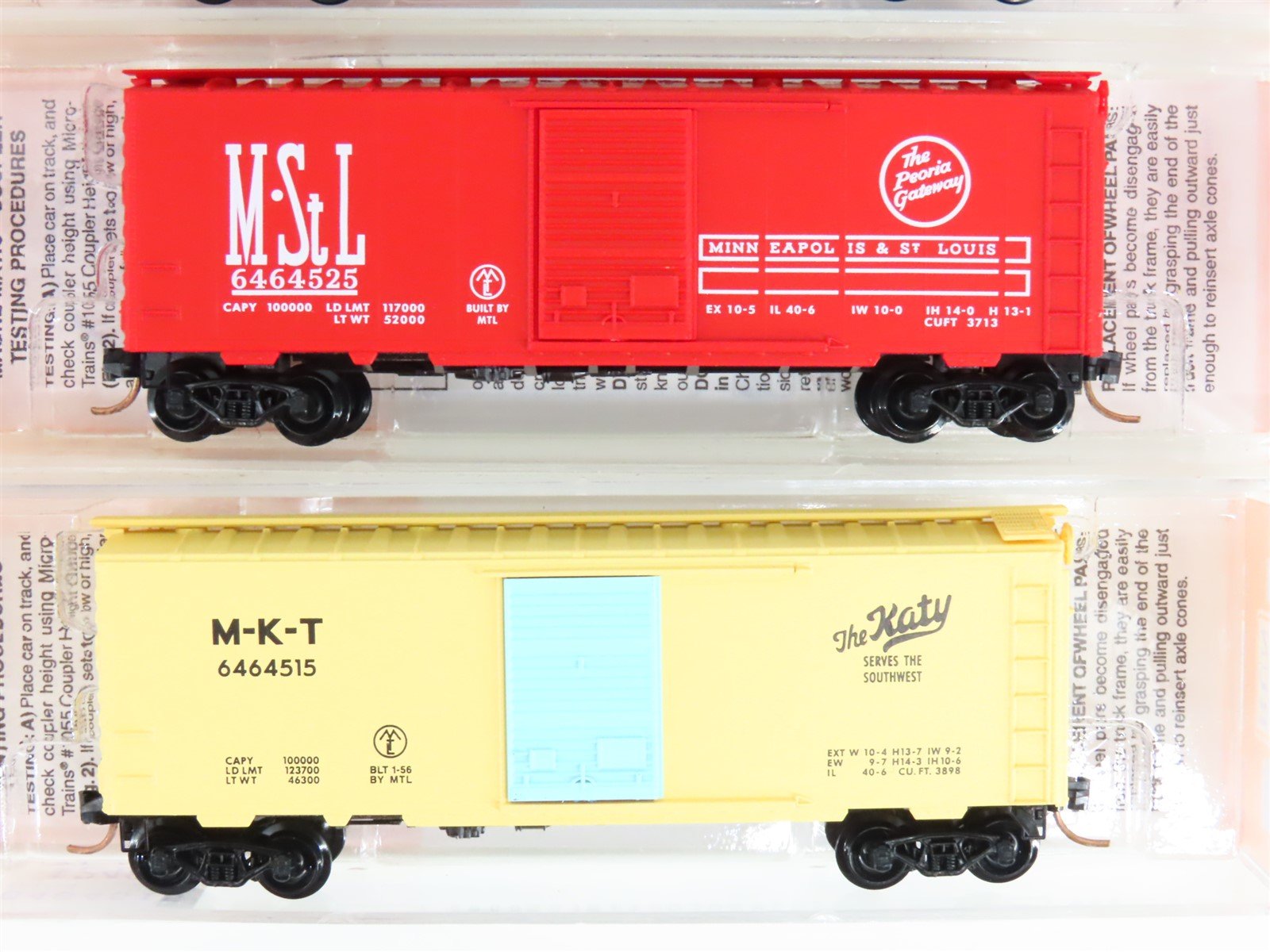 N Scale Micro-Trains MTL Lowell Smith 6464 Series - COMPLETE SET - 37 Cars