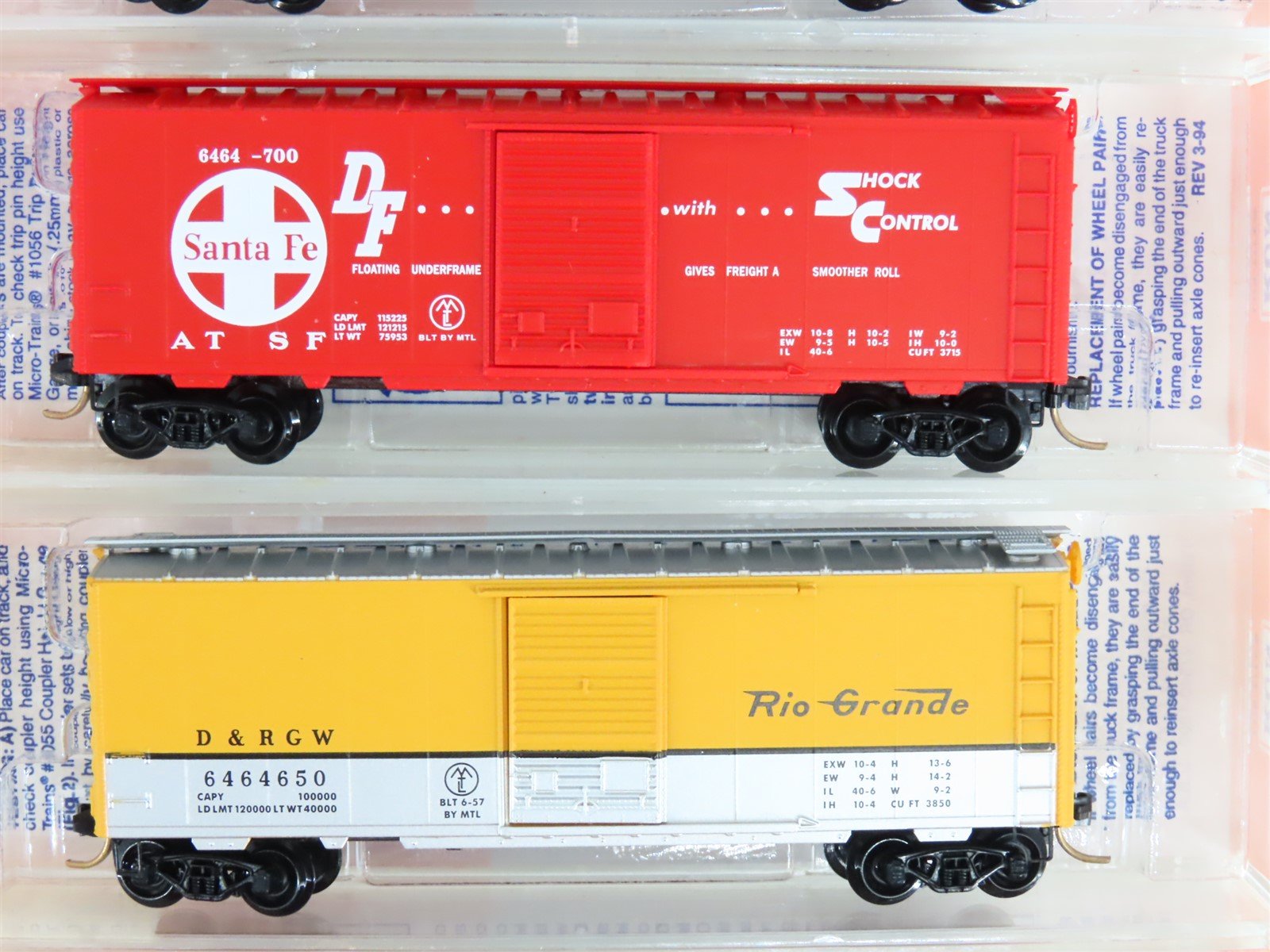 N Scale Micro-Trains MTL Lowell Smith 6464 Series - COMPLETE SET - 37 Cars