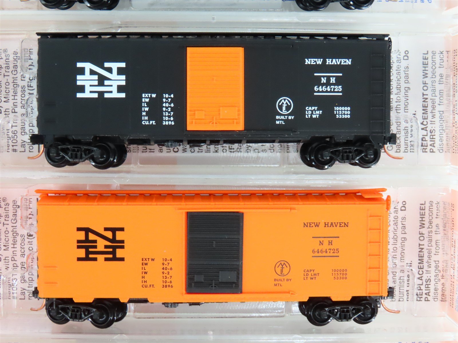N Scale Micro-Trains MTL Lowell Smith 6464 Series - COMPLETE SET - 37 Cars