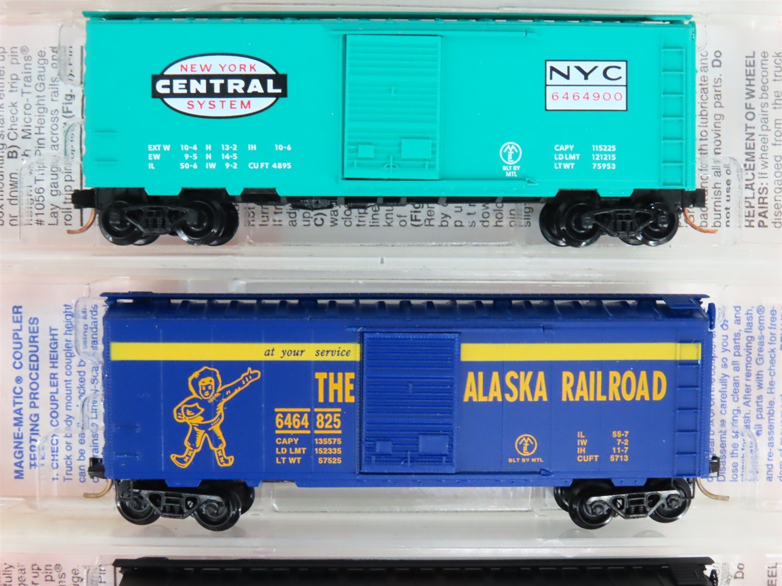 N Scale Micro-Trains MTL Lowell Smith 6464 Series - COMPLETE SET - 37 Cars