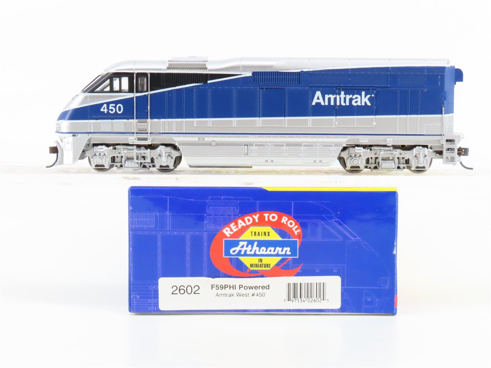 HO Scale Athearn 2602 AMTK Amtrak West EMD F59PHI Diesel Locomotive #450