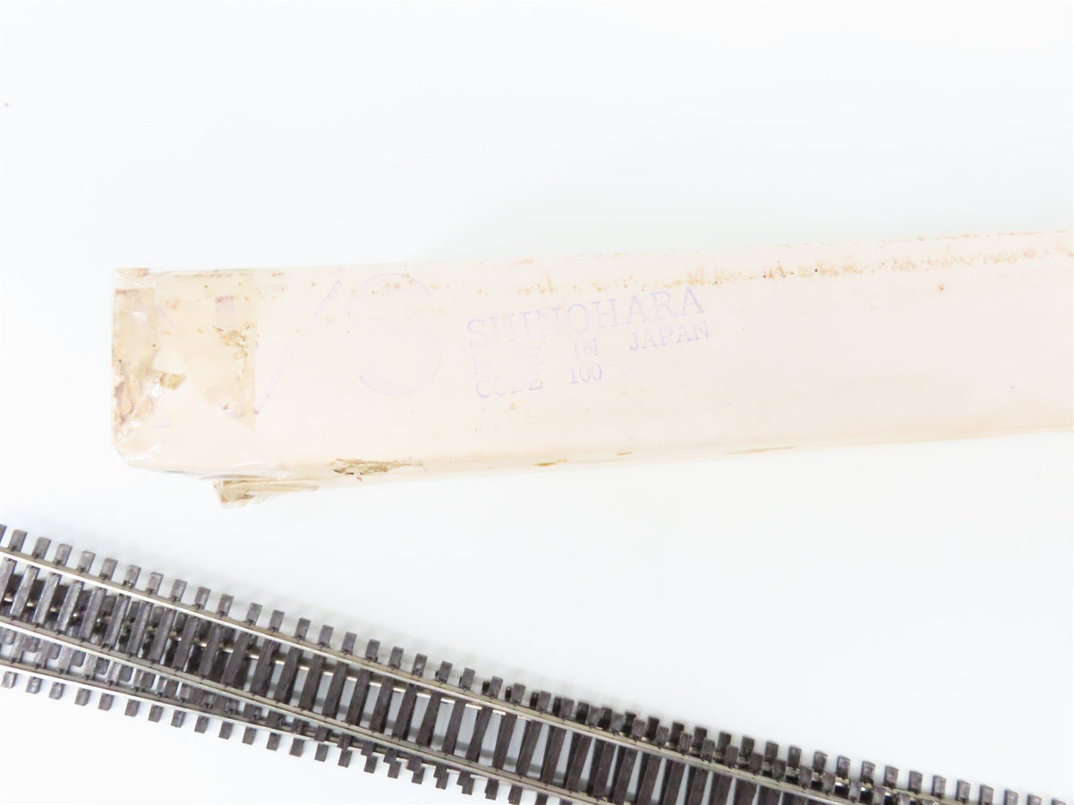 HO Scale Shinohara Code 100 Straight 39.5&quot; Flex Track Sections 22-Pack