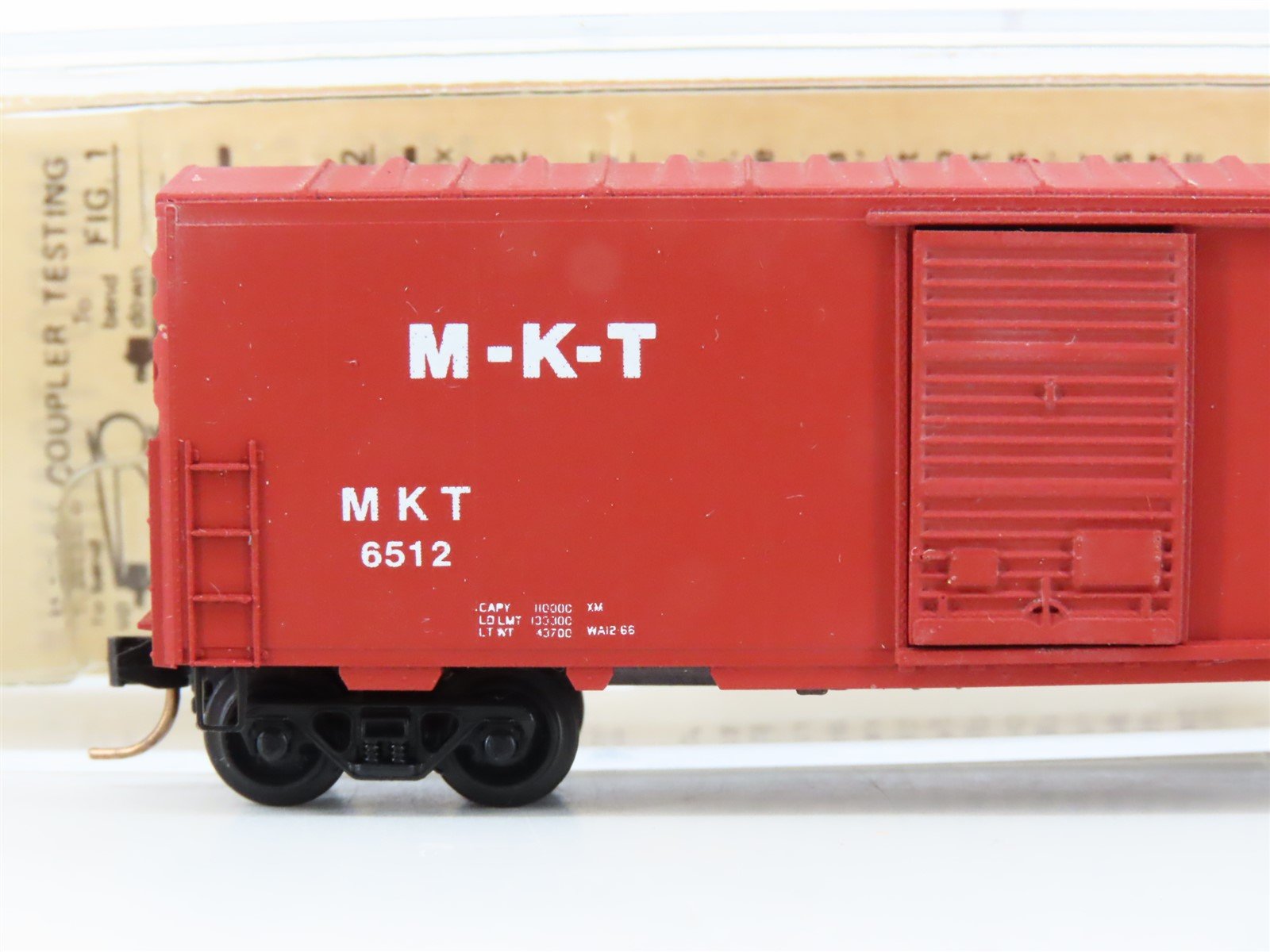 N Scale Kadee Micro-Trains MTL 24010 M-K-T Katy Single Door Box Car #6512 Custom