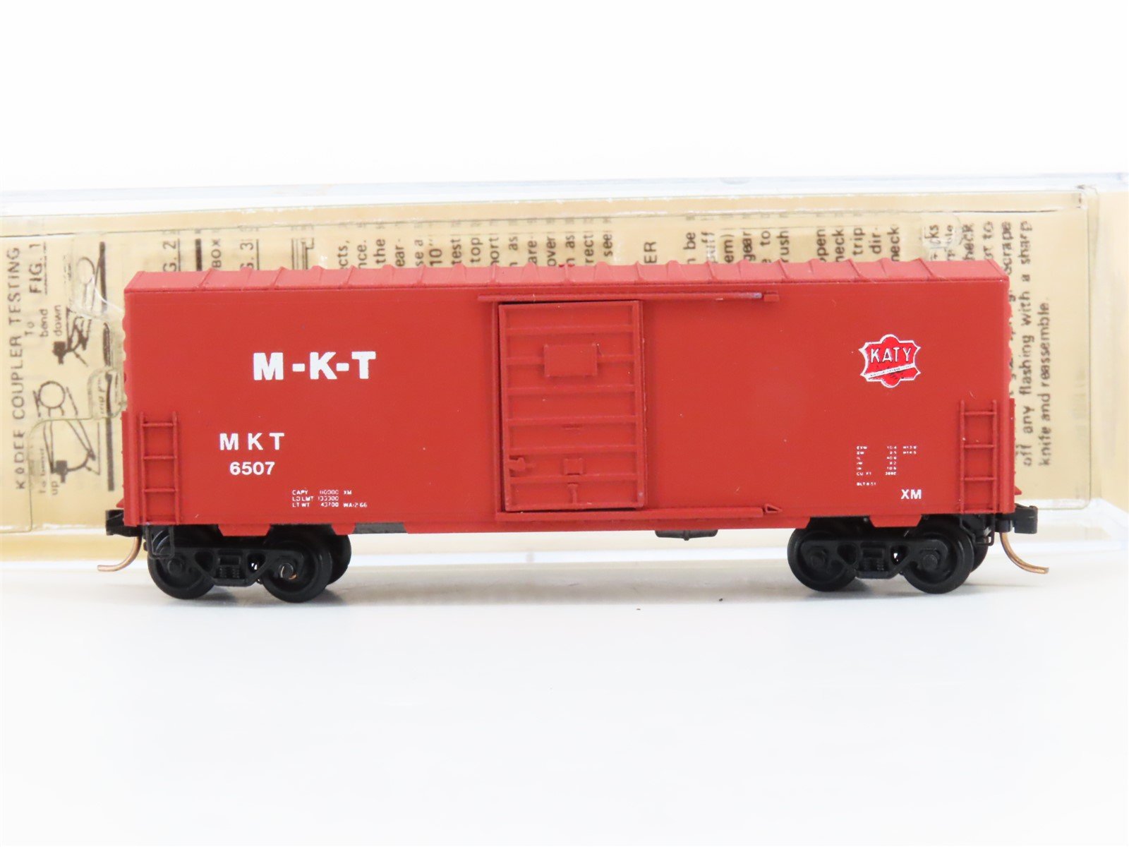 N Scale Kadee Micro-Trains MTL 24110 M-K-T Katy Single Door Box Car #6507 Custom