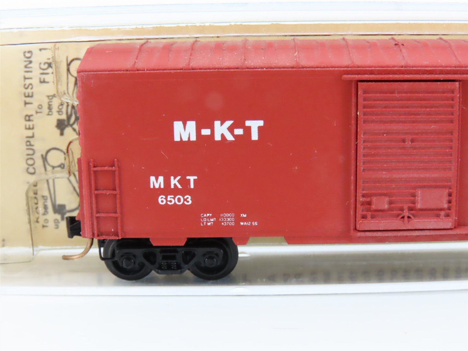 N Scale Kadee Micro-Trains MTL 24010 M-K-T Katy Single Door Box Car #6503 Custom