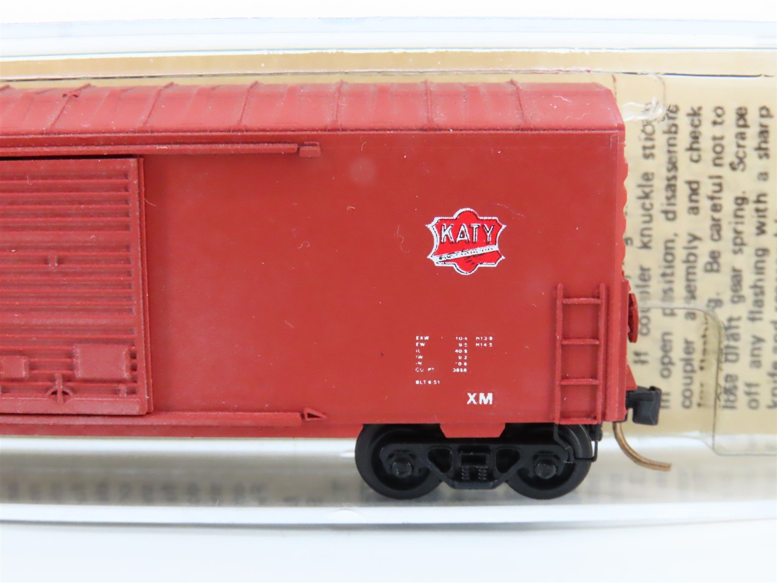 N Scale Kadee Micro-Trains MTL 24010 M-K-T Katy Single Door Box Car #6503 Custom