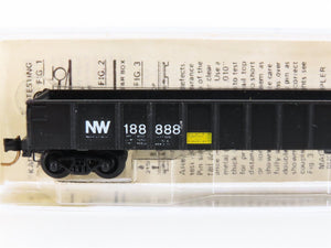 N Scale Kadee Micro-Trains MTL 48010 NW Norfolk & Western Gondola #188888 Custom