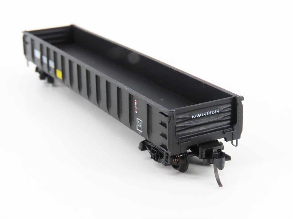 N Scale Kadee Micro-Trains MTL 48010 NW Norfolk &amp; Western Gondola #188888 Custom