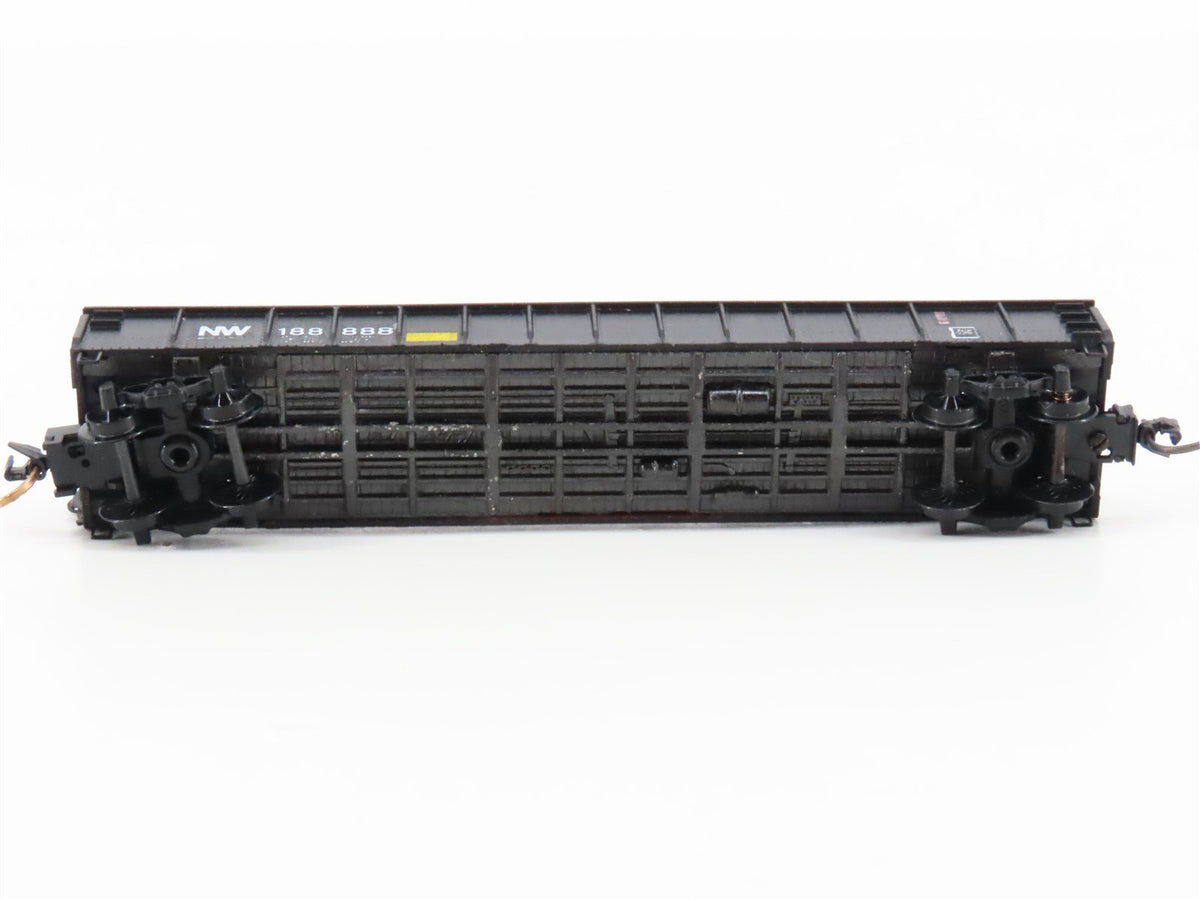N Scale Kadee Micro-Trains MTL 48010 NW Norfolk &amp; Western Gondola #188888 Custom