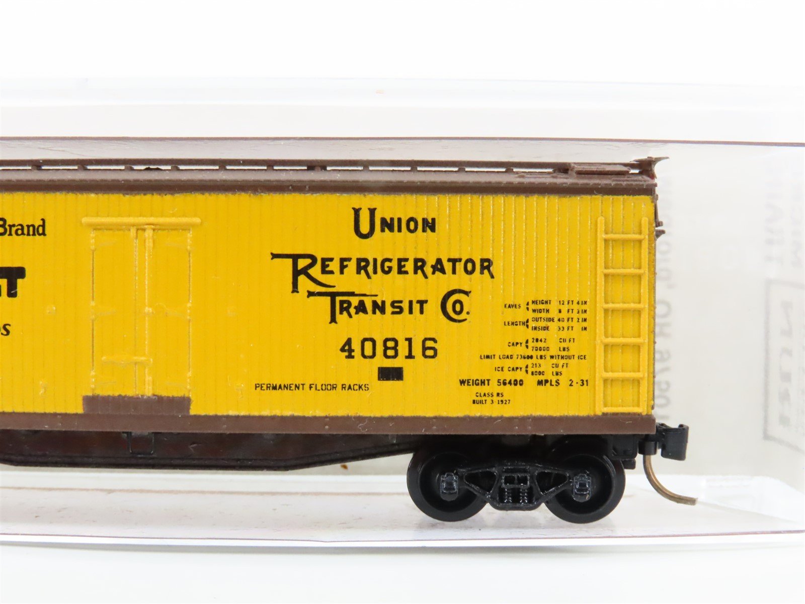 N Scale Kadee Micro-Trains MTL URTC Puritan Malt Reefer #40816 Custom