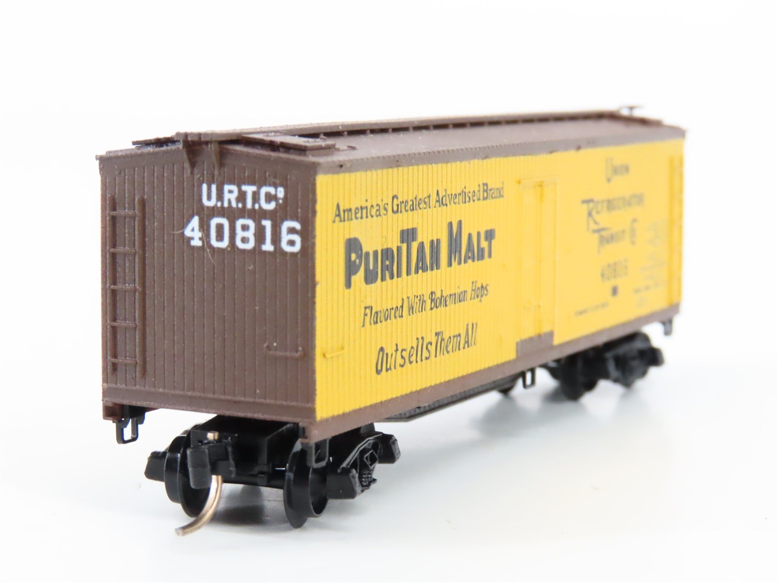 N Scale Kadee Micro-Trains MTL URTC Puritan Malt Reefer #40816 Custom