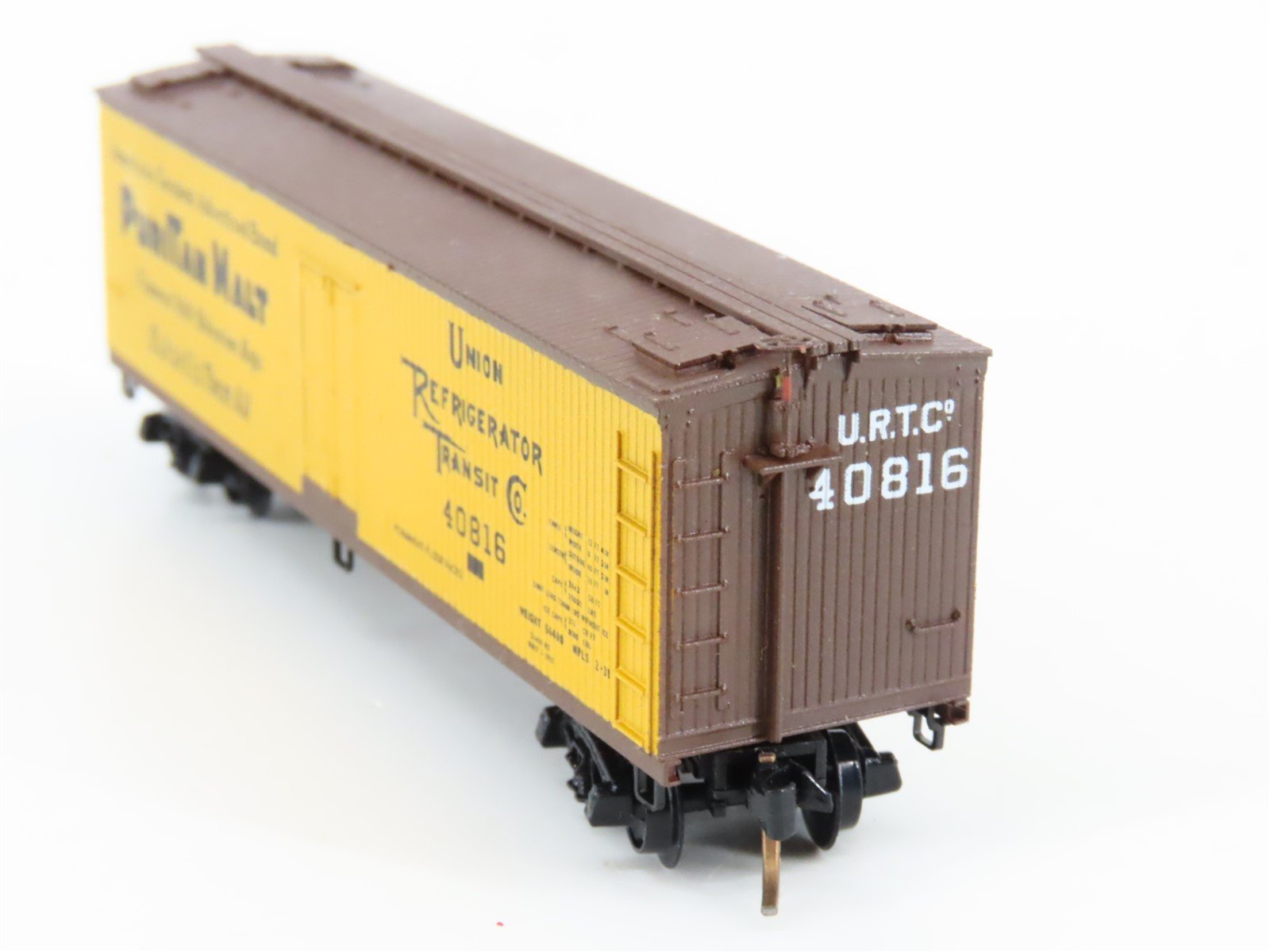 N Scale Kadee Micro-Trains MTL URTC Puritan Malt Reefer #40816 Custom