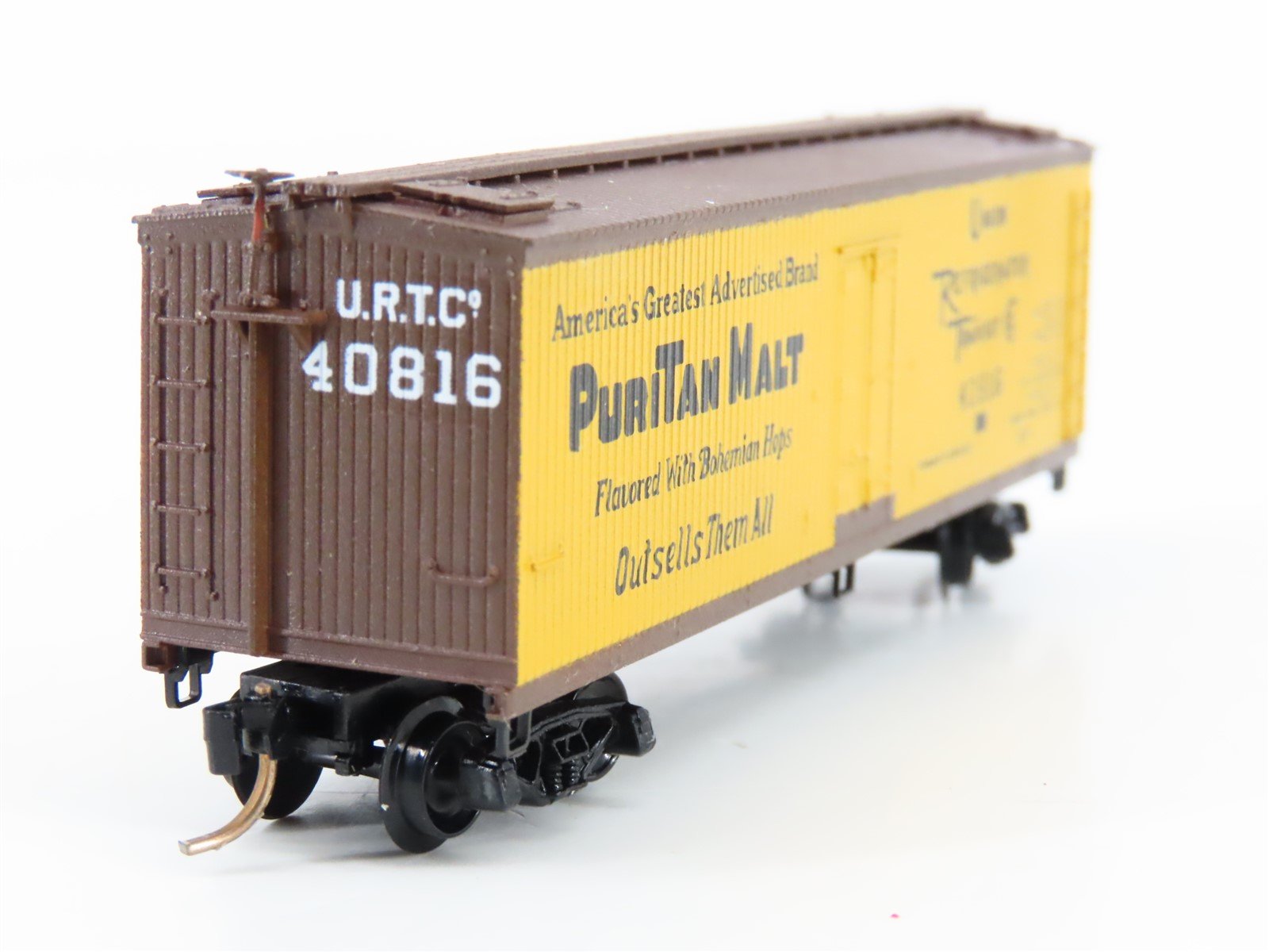 N Scale Kadee Micro-Trains MTL URTC Puritan Malt Reefer #40816 Custom