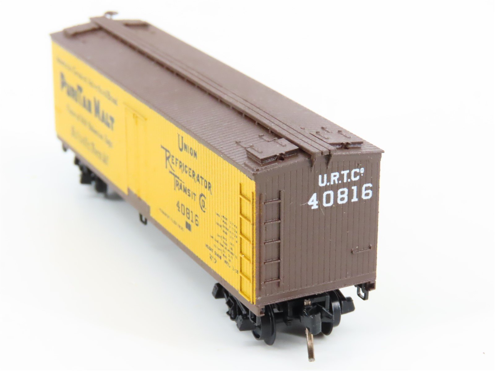N Scale Kadee Micro-Trains MTL URTC Puritan Malt Reefer #40816 Custom