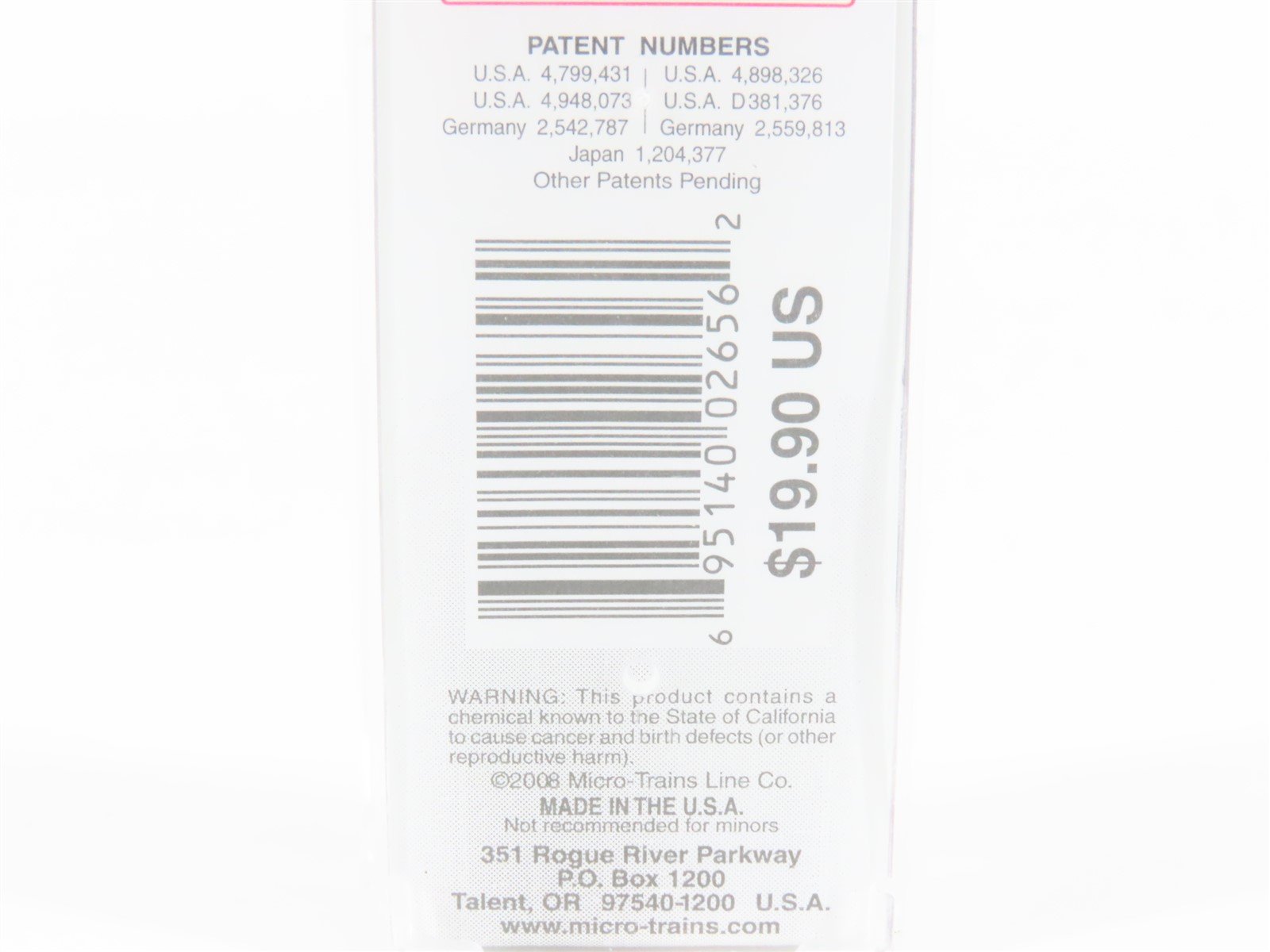 N Micro-Trains MTL 02044756 UP Union Pacific 40' Box Car #903658 w/ Graffiti