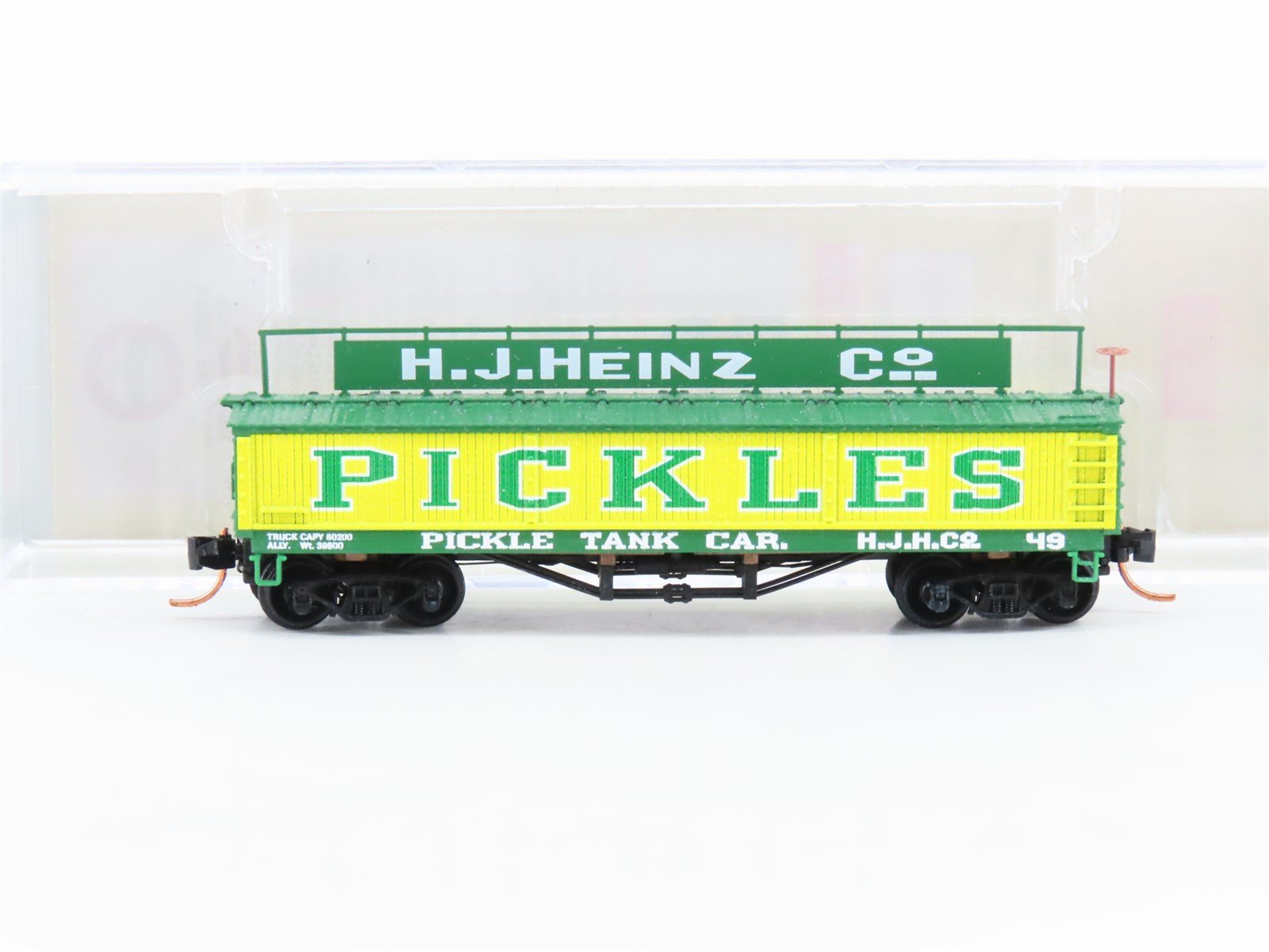 N Scale Micro-Trains MTL NSE 18-129 HJHC HJ Heinz Pickle Car #49