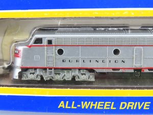 N Scale Life-Like 7206/7207 CB&Q Burlington EMD E8A/A Diesel 2-Unit Set