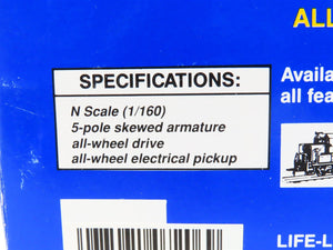 N Scale Life-Like 7206/7207 CB&Q Burlington EMD E8A/A Diesel 2-Unit Set