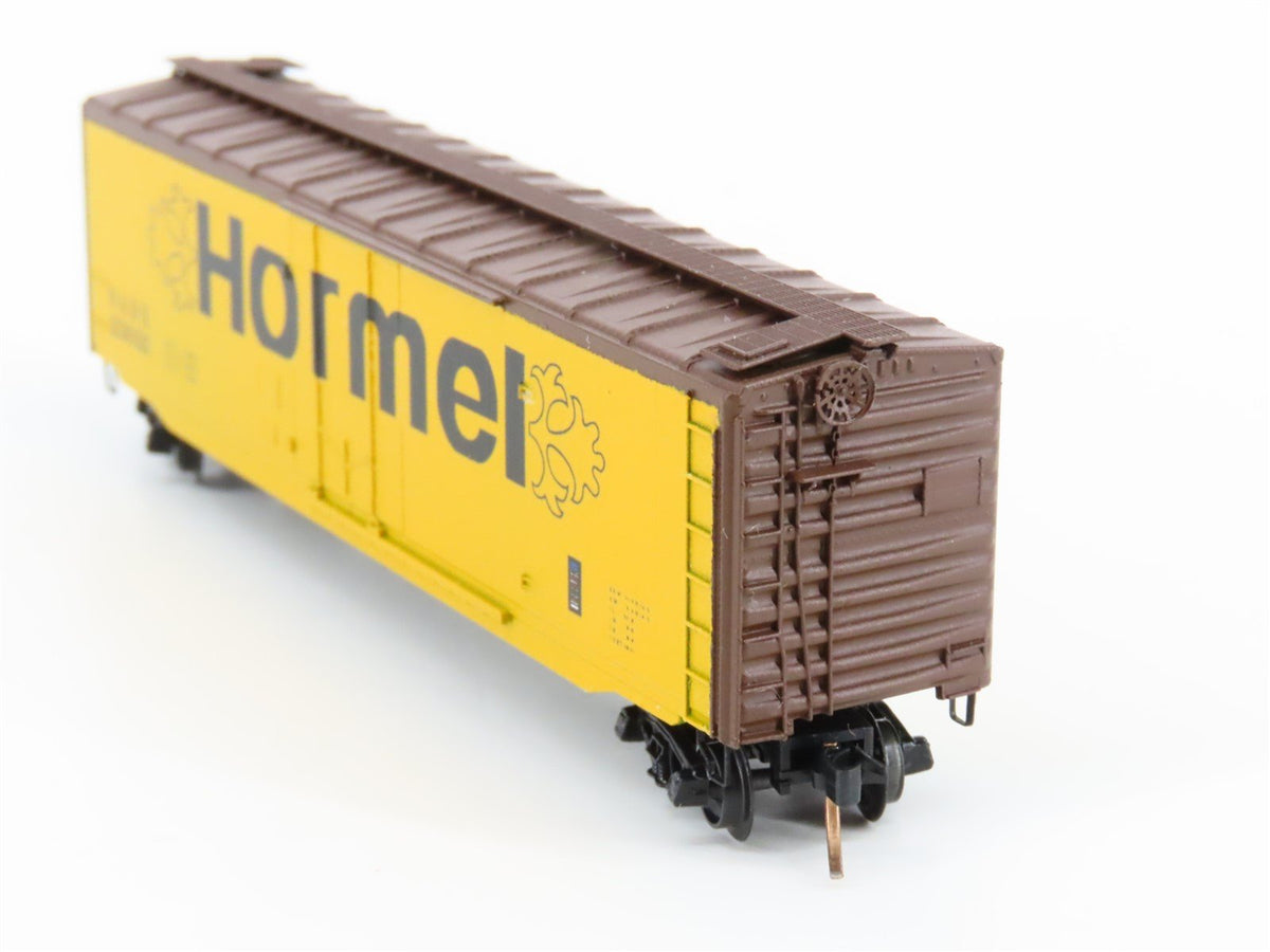 N Scale Kadee Micro-Trains MTL NADX Hormel Single Door Box Car #23021
