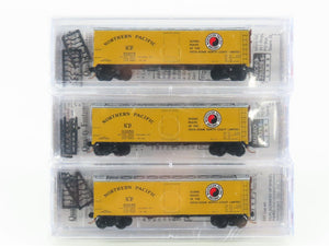 N Scale Micro-Trains MTL American Fruit Packers #5.5 NP Reefer 3-Pack Sealed