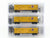 N Scale Micro-Trains MTL American Fruit Packers #5.5 NP Reefer 3-Pack Sealed