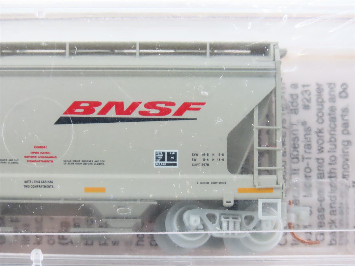 N Scale Micro-Trains MTL NSC 05-94 BNSF Railway 2-Bay Hopper 3-Pack Sealed